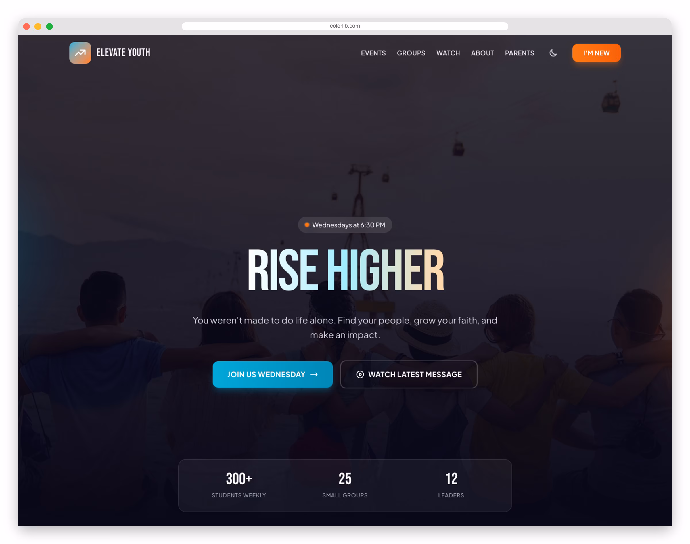 YouthConnect - Free Tailwind CSS Youth Organization Website Template