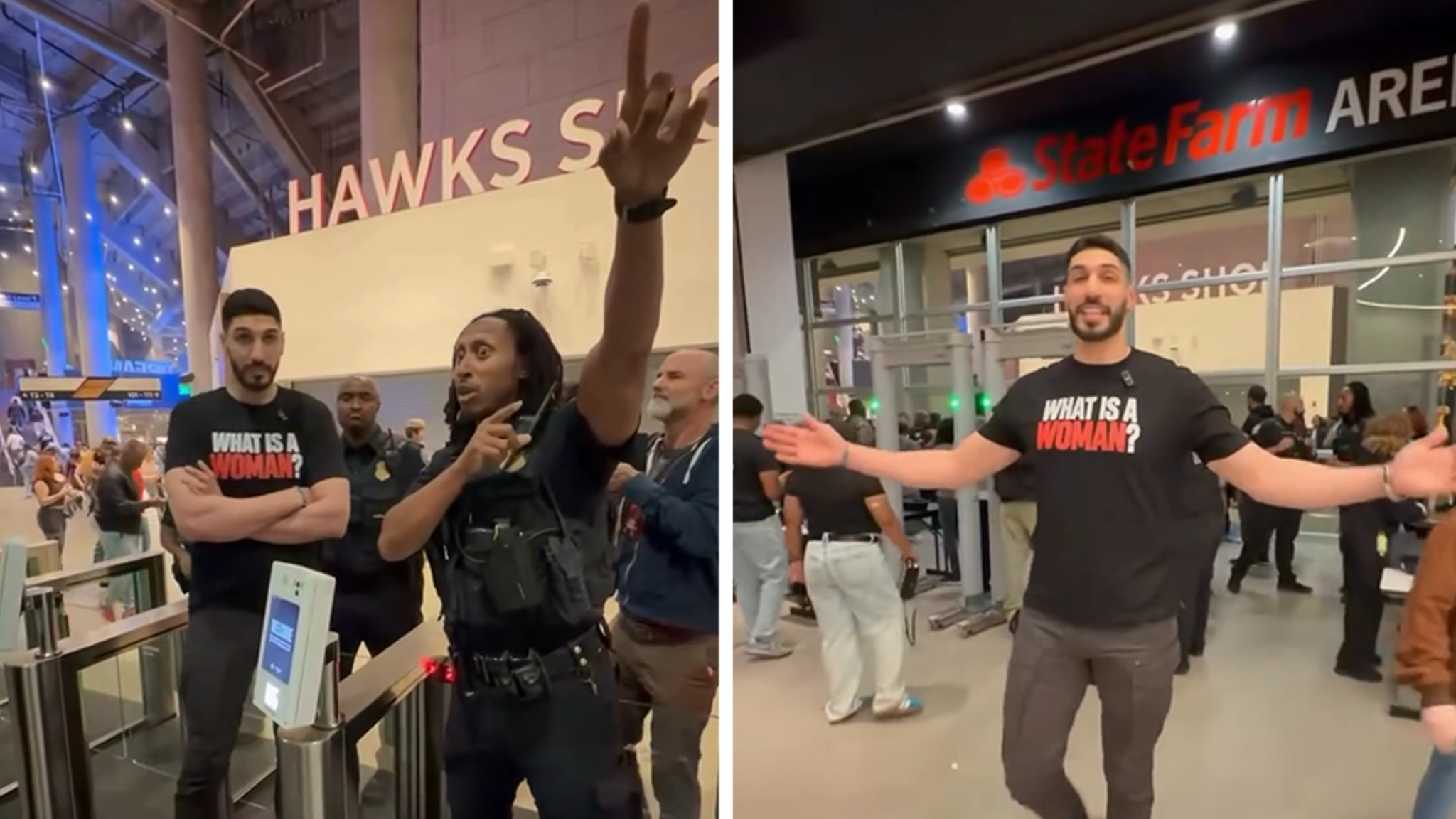 Enes Kanter Freedom Kicked Out of WNBA Finals Game