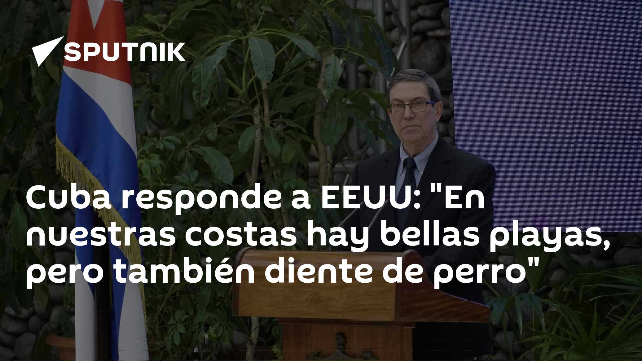 Cuba responde a EEUU: “En nuestras costas hay bellas playas, pero también diente de perro”