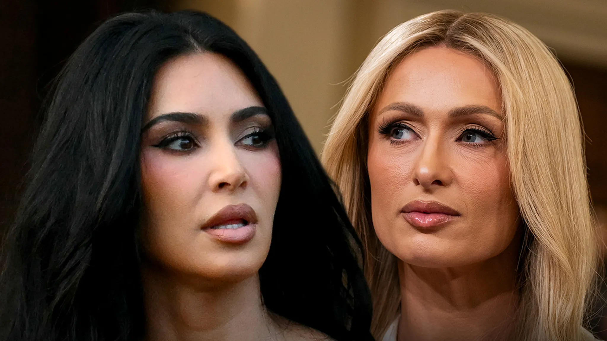 Kim Kardashian Pissed at Paris Hilton For Bailing On Her Biography 17 Times
