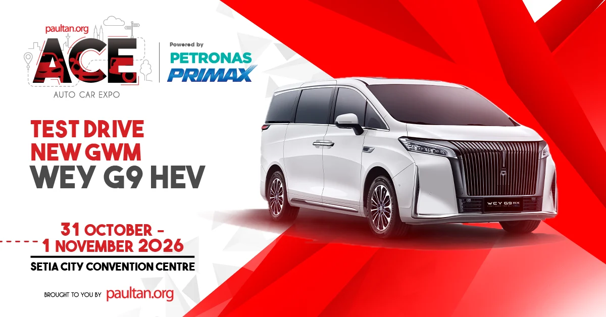 ACE 2026: Test drive the GWM Wey G9 HEV seven-seater MPV at Setia City Convention Centre, October 31-Nov 1