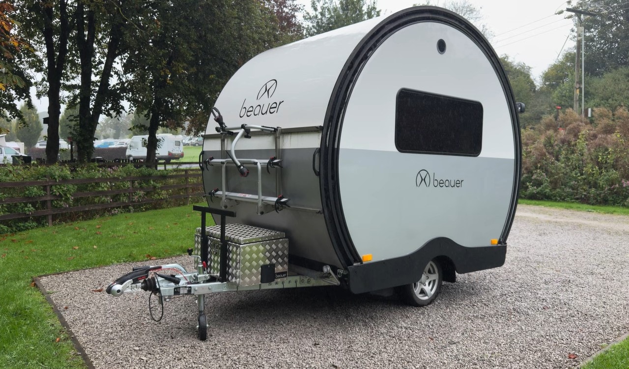 Beauer X4 Is a Tiny Travel Trailer That Triples in Size at Camp and Makes Room for Everything