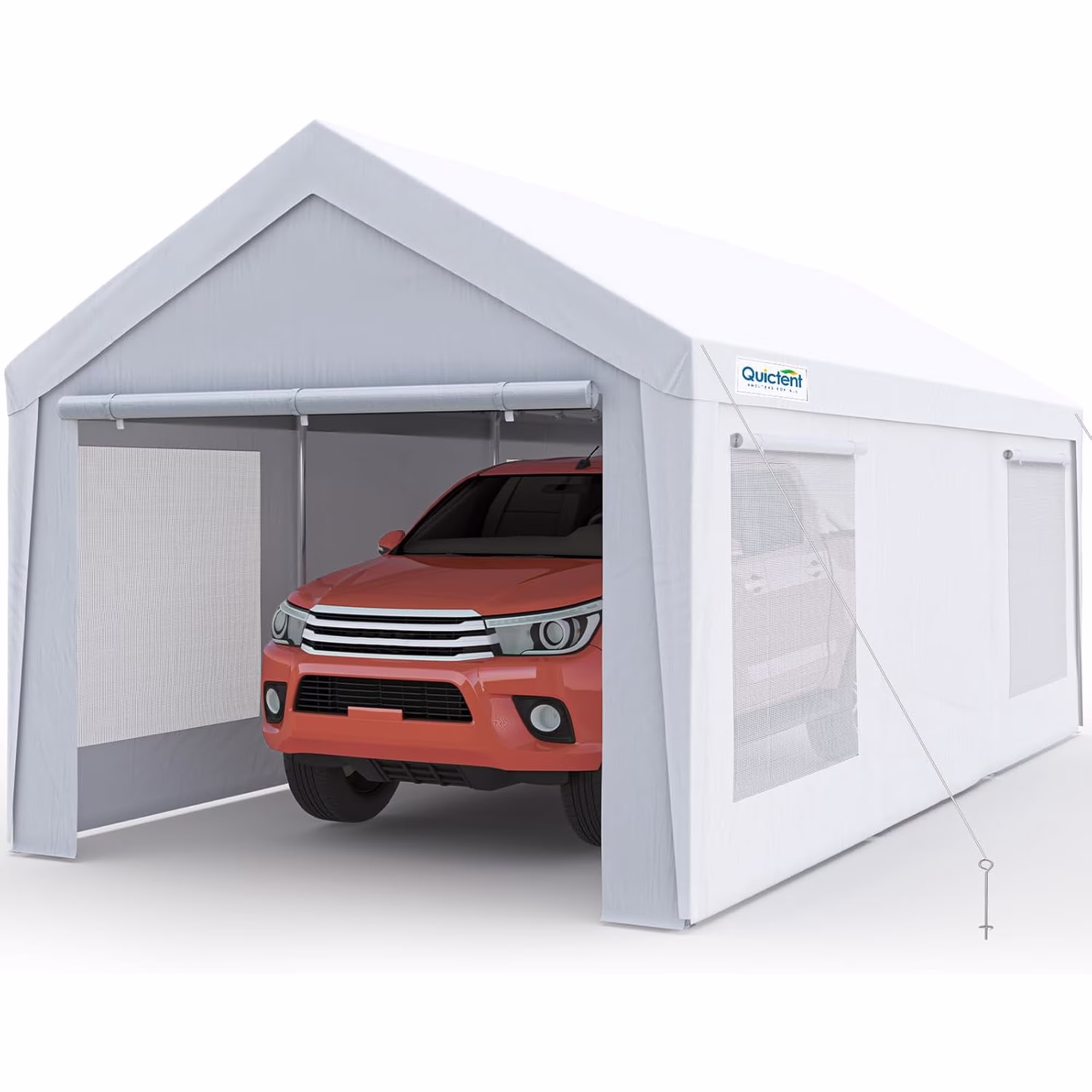 Walmart Sells a $230 Heavy-Duty 10×20 Canopy Shed That Can Fit a Car or Double as a Workshop