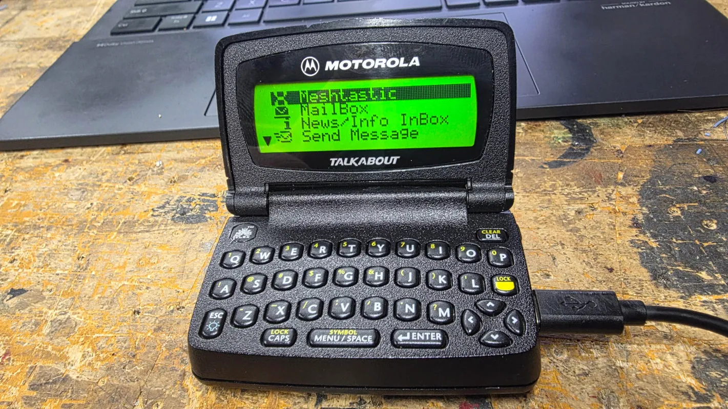 Pager Converted To Meshtastic Node