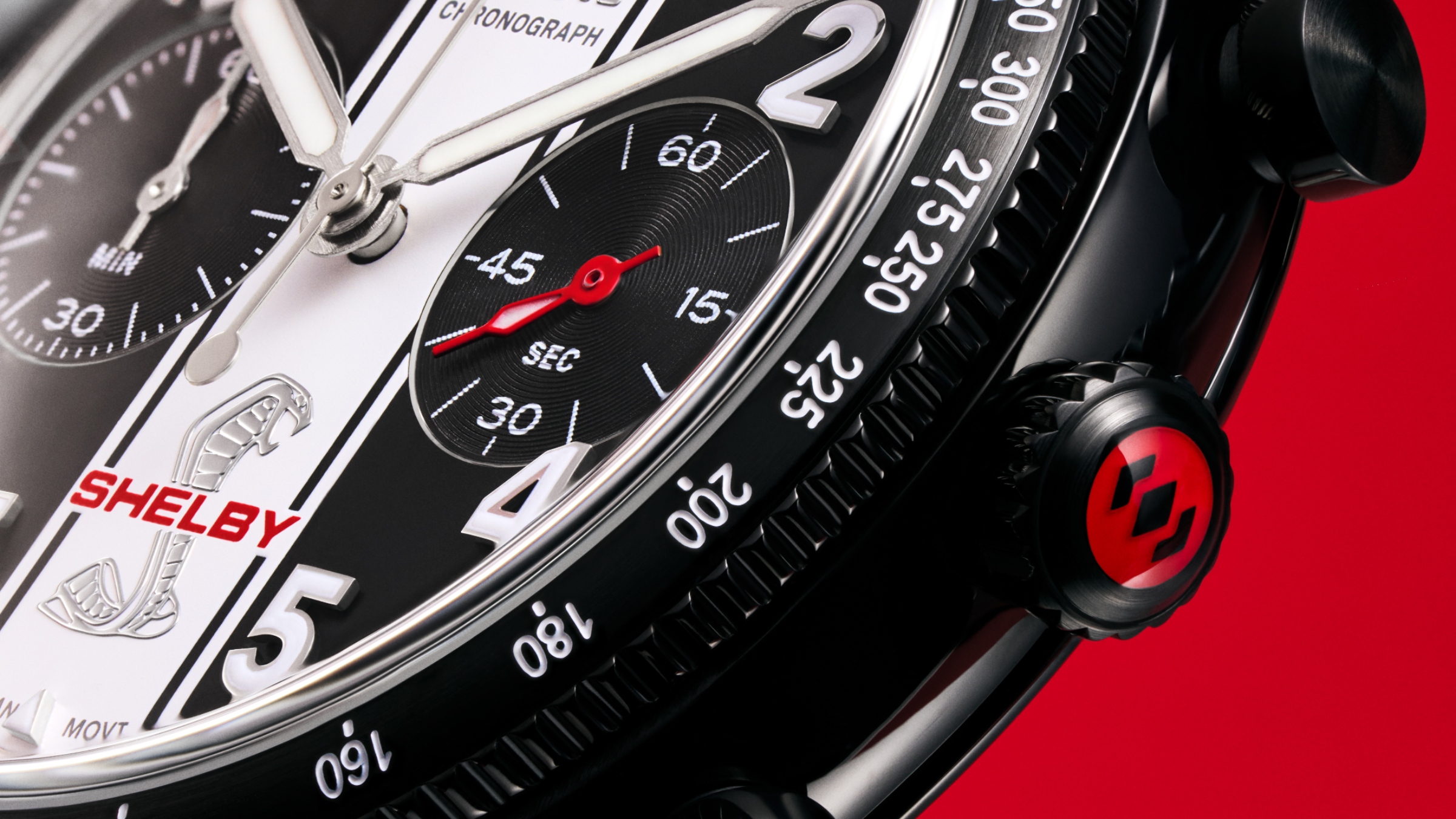 Fossil Unveils Limited-Edition Shelby Super Snake Grand Tourer Chronograph