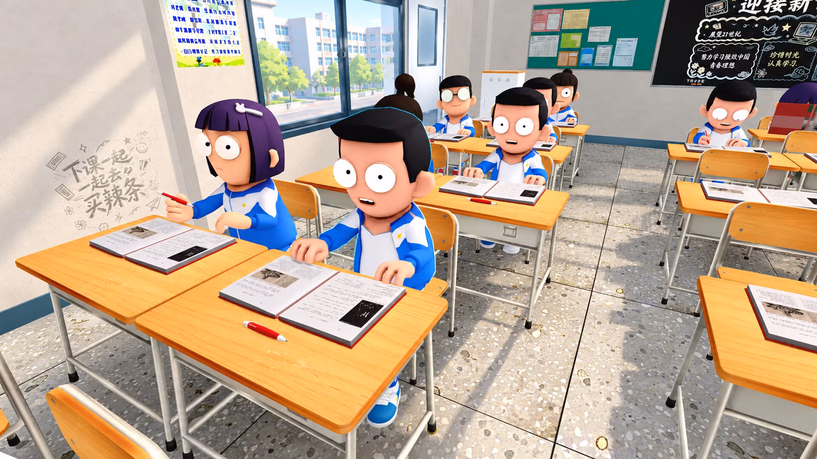 The 20 Most-Played Steam Next Fest Demos Features Troublemaking Students, Farting Hippos